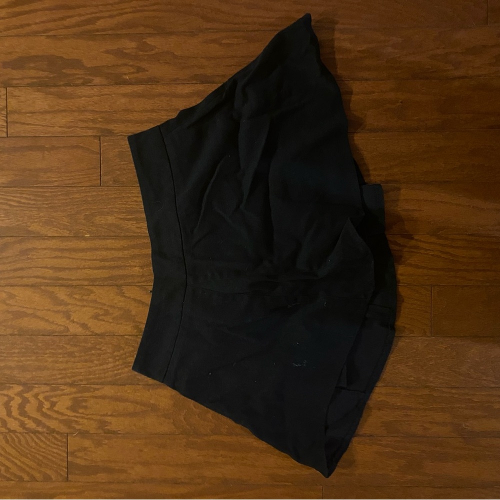 Black miniskirt